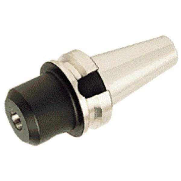 Iscar - BT50 Taper Shank 40mm Hole End Mill Holder/Adapter - 90mm Nose Diam, 115mm Projection, Through-Spindle Coolant - Exact Industrial Supply