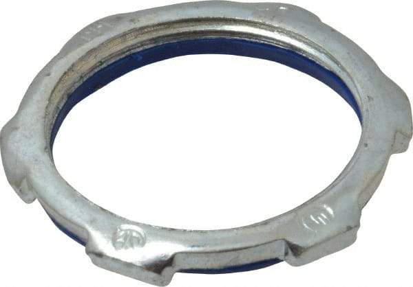 Cooper Crouse-Hinds - 1-1/4" Trade, Steel Threaded Rigid/Intermediate (IMC) Conduit Locknut - Noninsulated - Eagle Tool & Supply