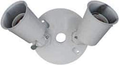 Cooper Crouse-Hinds - 3 Outlet, Powder Coat Finish, Round Noncorrosive Weatherproof Box Cover - 11" Long x 4-1/4" Wide x 5-1/8" High, Aluminum, UL Listed - Eagle Tool & Supply