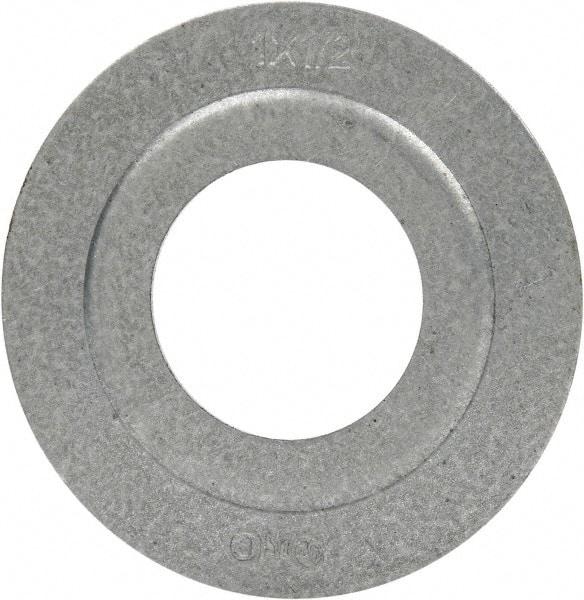 Cooper Crouse-Hinds - 1-1/2" Conduit, Electrical Enclosure Steel Reducing Washer - For Use with Rigid/IMC Conduit/Steel Box, UL File E23223 - Eagle Tool & Supply