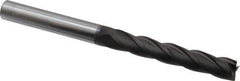 Niagara Cutter - 1/2", 3" LOC, 1/2" Shank Diam, 6" OAL, 4 Flute, Solid Carbide Square End Mill - Single End, Diamond Finish, Spiral Flute, 30° Helix, Right Hand Cut, Right Hand Flute, Series DIAL430 - Eagle Tool & Supply