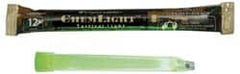 Cyalume - Lightsticks Color: Green Length (Inch): 6 - Eagle Tool & Supply