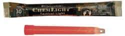 Cyalume - 10 Piece High Intensity Red Chemical Lightstick - 6 Inch Long, 30 Minutes Illumination Time, Nonflammable, Nontoxic and Waterproof, Snap and Shake Activation Method - Eagle Tool & Supply