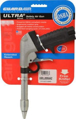 Guardair - 120 Max psi Whisper Jet Pistol Grip Blow Gun - 3/8 NPT, 6" Tube Length, Aluminum - Eagle Tool & Supply