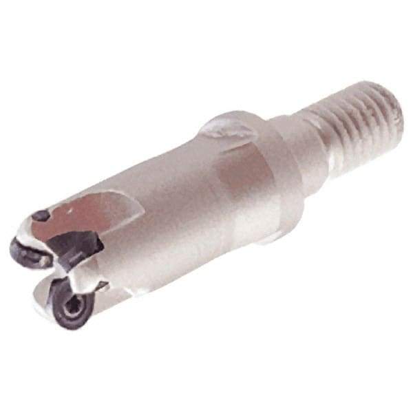Iscar - Indexable Copy End Mill - 4 Inserts, RXCR, RXCW Insert, ER-M Toolholder - Eagle Tool & Supply