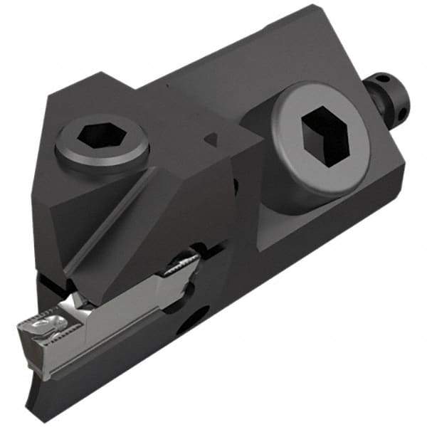 Iscar - Right Hand Cut Indexable Grooving Cartridge - DGN, DGNC, DGNM-C, GRIP, HFP Insert Style - Eagle Tool & Supply