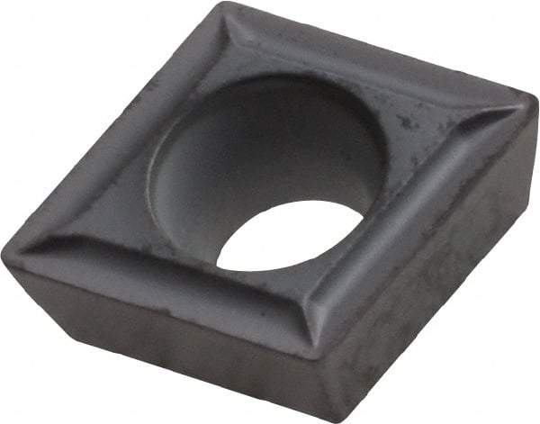 Kennametal - CPMT32.51 LF Grade KC5010 Carbide Turning Insert - TiAlN Finish, 80° Diamond, 3/8" Inscr Circle, 5/32" Thick, 1/64" Corner Radius - Eagle Tool & Supply