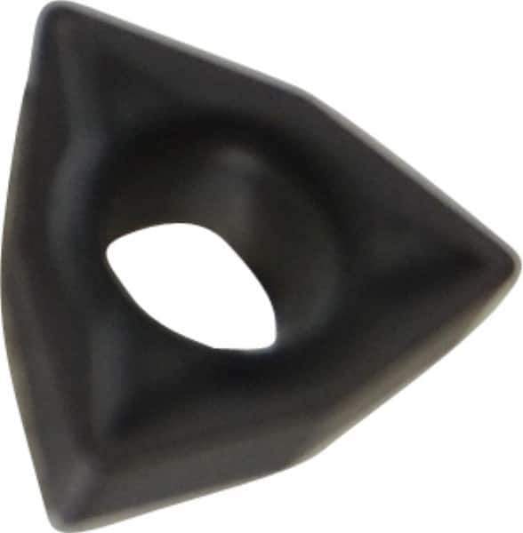 Kennametal - WCMT21.51 LF Grade KC5010 Carbide Turning Insert - TiAlN Finish, 80° Trigon, 1/4" Inscr Circle, 3/32" Thick, 1/64" Corner Radius - Eagle Tool & Supply