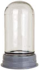 Cooper Crouse-Hinds - 120 Volt, 100 Watt, Incandescent Hazardous Location Light Fixture - Vaporproof, Corrosion & Heat Resistant, Aluminum Housing, 3-3/8" Wide x 6-7/8" High - Eagle Tool & Supply