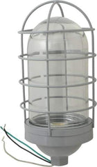 Cooper Crouse-Hinds - 120 Volt, 200 Watt, Incandescent Hazardous Location Light Fixture - Vaporproof, Corrosion & Heat Resistant, Aluminum Housing, 5-1/2" Wide x 11-1/2" High - Eagle Tool & Supply
