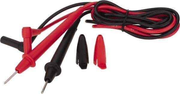 Fluke - Black/Red Electrical Test Equipment Leads - Use with General Purpose - Eagle Tool & Supply