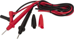 Fluke - Black/Red Electrical Test Equipment Leads - Use with General Purpose - Eagle Tool & Supply