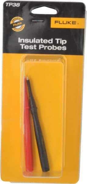 Fluke - Black/Red Electrical Test Equipment Probe Set - Use with Fluke 175, 177, 179 True RMS Digital Multimeters, Fluke 287, 289 True-RMS Industrial Logging Multimeters, Fluke 705 Loop Calibrators - Eagle Tool & Supply