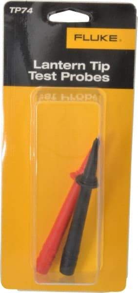 Fluke - Black/Red Electrical Test Equipment Probe - Use with TL22, TL24 Test Leads - Eagle Tool & Supply