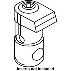 Kennametal - Indexable Adjusting Element - Compatible with 4.91003L133, 4.91003R133, 4.91204L133, 4.91204R133, 4.91604L133, 4.91604R133 - Eagle Tool & Supply