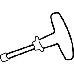 Kennametal - TP15 Torx Plus Drive, Key and Driver for Indexable Tools - Eagle Tool & Supply