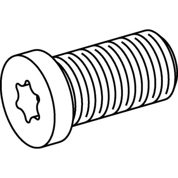 Kennametal - Torx Cap Screw for Indexables - For Use with Clamps - Eagle Tool & Supply