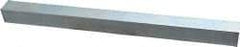 Precision Brand - 12" Long x 7/8" High x 7/8" Wide, Zinc-Plated Key Stock - Low Carbon Steel - Eagle Tool & Supply