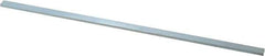 Precision Brand - 12" Long x 3/8" High x 1/8" Wide, Zinc-Plated Key Stock - Low Carbon Steel - Eagle Tool & Supply