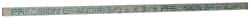 Precision Brand - 12" Long x 3/8" High x 3/16" Wide, Zinc-Plated Key Stock - Low Carbon Steel - Eagle Tool & Supply