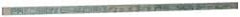 Precision Brand - 12" Long x 3/8" High x 3/16" Wide, Zinc-Plated Key Stock - Low Carbon Steel - Eagle Tool & Supply