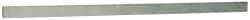 Precision Brand - 12" Long x 1/2" High x 3/16" Wide, Zinc-Plated Key Stock - Low Carbon Steel - Eagle Tool & Supply