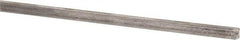 Precision Brand - 12" Long x 1/8" High x 1/8" Wide, Plain Key Stock - Low Carbon Steel - Eagle Tool & Supply