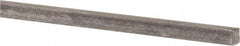 Precision Brand - 12" Long x 3/16" High x 3/16" Wide, Plain Key Stock - Low Carbon Steel - Eagle Tool & Supply