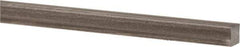 Precision Brand - 12" Long x 1/4" High x 1/4" Wide, Plain Key Stock - Low Carbon Steel - Eagle Tool & Supply