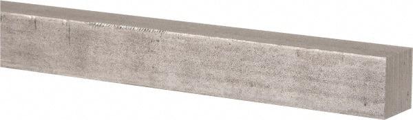 Precision Brand - 12" Long x 5/8" High x 5/8" Wide, Plain Key Stock - Low Carbon Steel - Eagle Tool & Supply