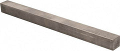 Precision Brand - 12" Long x 7/8" High x 7/8" Wide, Plain Key Stock - Low Carbon Steel - Eagle Tool & Supply