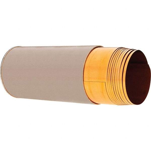 Precision Brand - 100 Inch Long x 6 Inch Wide x 0.01 Inch Thick, Roll Shim Stock - Copper - Eagle Tool & Supply