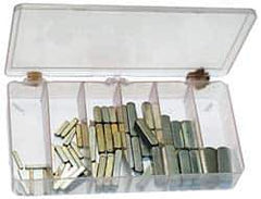 Precision Brand - Key & Keyway Assortments Type: Key Stock Number of Pieces: 58 - Eagle Tool & Supply