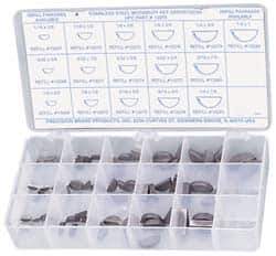 Precision Brand - Key & Keyway Assortments Type: Woodruff Keys Number of Pieces: 66 - Eagle Tool & Supply