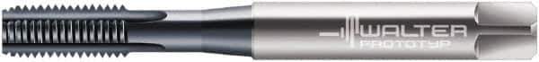Walter-Prototyp - M5x0.80 Metric 6HX 4 Flute TiCN Finish Powdered Metal Straight Flute Machine Tap - Modified Bottoming, Right Hand Thread, 70mm OAL, 13mm Thread Length, Oversize, Through Coolant - Exact Industrial Supply