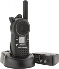Motorola - 200,000 Sq Ft Range, 4 Channel, 1 Watt, Series CLS, Professional Two Way Radio - UHF Band, Lithium-Ion Battery, 12 hr Life, 5.8" High x 2" Wide x 1.1" Deep, Cloning, Low Battery Alerts - Eagle Tool & Supply
