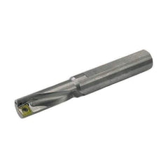 Allied Machine and Engineering - 1.42" Max Drill Depth, 3xD, 14mm Diam, Indexable Insert Drill - 1 Insert, 5/8" Shank Diam, Straight Shank - Eagle Tool & Supply