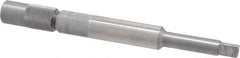 Made in USA - 7/16 Inch Tap, 5 Inch Overall Length, 1/2 Inch Max Diameter, Tap Extension - 0.323 Inch Tap Shank Diameter, 0.323 Inch Extension Shank Diameter, 0.242 Inch Extension Square Size, 1-1/16 Inch Tap Depth, Tool Steel - Eagle Tool & Supply