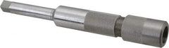 Made in USA - 1/8 Pipe Inch Tap, 6 Inch Overall Length, 3/4 Inch Max Diameter, Tap Extension - 7/16 Inch Tap Shank Diameter, 7/16 Inch Extension Shank Diameter, 0.328 Inch Extension Square Size, 1 Inch Tap Depth, Tool Steel - Eagle Tool & Supply