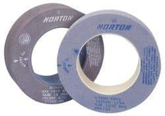 Norton - 20" Diam x 12" Hole x 8" Wide Centerless & Cylindrical Grinding Wheel - 60 Grit, Aluminum Oxide, Type 1, Medium Grade, Vitrified Bond, No Recess - Eagle Tool & Supply