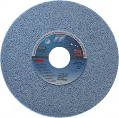 Norton - 7" Diam x 1-1/4" Hole x 1/2" Thick, G Hardness, 46 Grit Surface Grinding Wheel - Ceramic, Type 1, Coarse Grade, 3,600 Max RPM, Vitrified Bond, No Recess - Eagle Tool & Supply