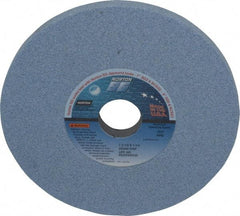 Norton - 7" Diam x 1-1/4" Hole x 1/2" Thick, I Hardness, 60 Grit Surface Grinding Wheel - Ceramic, Type 1, Medium Grade, 3,600 Max RPM, Vitrified Bond, No Recess - Eagle Tool & Supply