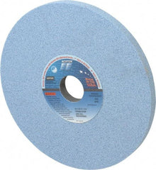 Norton - 8" Diam x 1-1/4" Hole x 1/2" Thick, G Hardness, 60 Grit Surface Grinding Wheel - Ceramic, Type 1, Medium Grade, 3,600 Max RPM, Vitrified Bond, No Recess - Eagle Tool & Supply