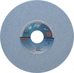 Norton - 7" Diam x 1-1/4" Hole x 1/4" Thick, I Hardness, 46 Grit Surface Grinding Wheel - Ceramic, Type 1, Coarse Grade, 3,600 Max RPM, Vitrified Bond, No Recess - Eagle Tool & Supply
