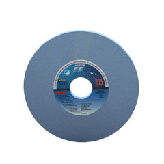Norton - 7" Diam x 1-1/4" Hole x 1/4" Thick, K Hardness, 80 Grit Surface Grinding Wheel - Ceramic, Type 1, Medium Grade, 3,600 Max RPM, Vitrified Bond, No Recess - Eagle Tool & Supply