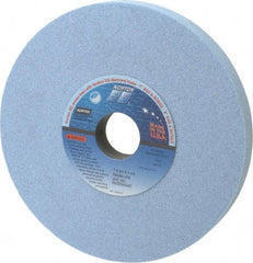 Norton - 7" Diam x 1-1/4" Hole x 3/4" Thick, J Hardness, 60 Grit Surface Grinding Wheel - Ceramic, Type 1, Medium Grade, 3,600 Max RPM, Vitrified Bond, No Recess - Eagle Tool & Supply