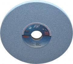 Norton - 8" Diam x 1-1/4" Hole x 1/2" Thick, J Hardness, 46 Grit Surface Grinding Wheel - Ceramic, Type 1, Coarse Grade, 3,600 Max RPM, Vitrified Bond, No Recess - Eagle Tool & Supply