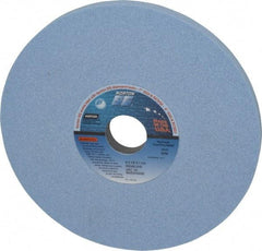Norton - 8" Diam x 1-1/4" Hole x 1/2" Thick, J Hardness, 60 Grit Surface Grinding Wheel - Ceramic, Type 1, Medium Grade, 3,600 Max RPM, Vitrified Bond, No Recess - Eagle Tool & Supply
