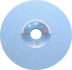 Norton - 8" Diam x 1-1/4" Hole x 1/4" Thick, K Hardness, 60 Grit Surface Grinding Wheel - Ceramic, Type 1, Medium Grade, 3,600 Max RPM, Vitrified Bond, No Recess - Eagle Tool & Supply