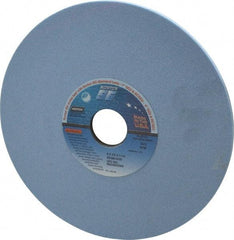 Norton - 8" Diam x 1-1/4" Hole x 1/4" Thick, K Hardness, 80 Grit Surface Grinding Wheel - Ceramic, Type 1, Medium Grade, 3,600 Max RPM, Vitrified Bond, No Recess - Eagle Tool & Supply